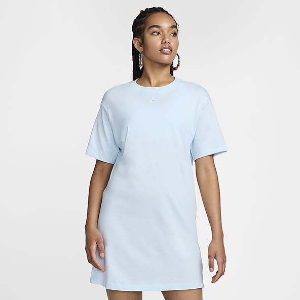 Mujer Azul Algodon organico Faldas y vestidos. Nike US